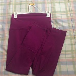 Lululemon Fuchsia Wunder Under Leggings